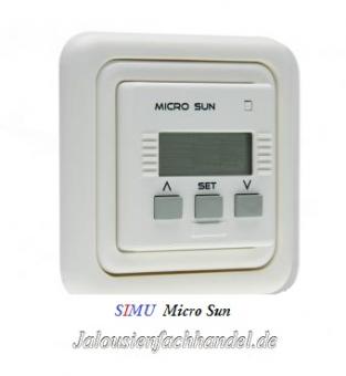 Wandsender mit Zeitschaltuhr Micro Sun von Simu 