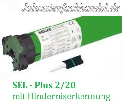 Selve SEL-PLUS 2/20 Rolladenmotor - Rohrmotor mit Hinderniserkennung 