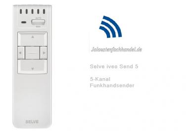 Selve iveo Send 1-Kanal Funk Handsender, 298713 - Nachfolger Selve i-R Send 